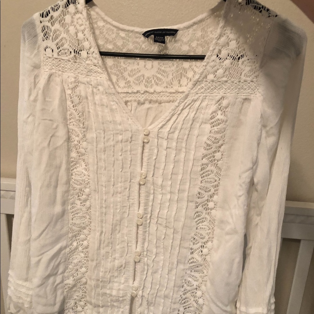American eagle dress blouse